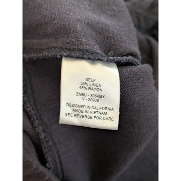 Gypsies & Moondust Purple Strapless Wide Leg Jumpsuit Size Small/Med Linen Blend - Picture 5 of 9